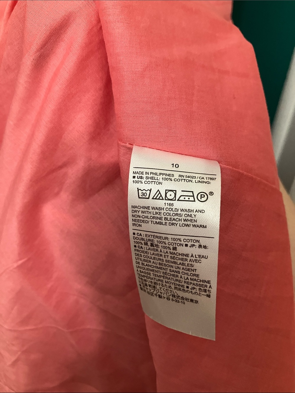 Banana Republic Pink Button-Front Midi Sundress - Picture 4 of 5